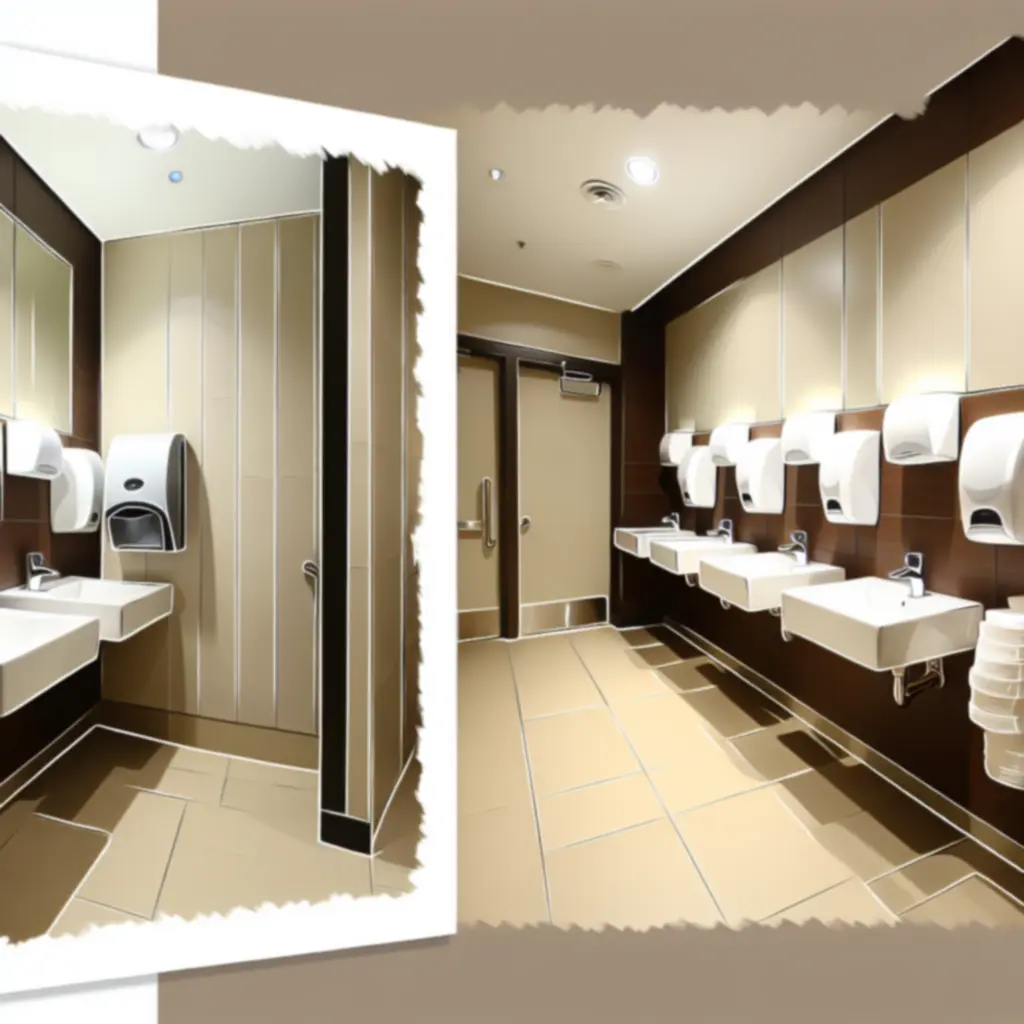 Wandgemonteerde dispensers met hygiënepapier in een sanitaire ruimte