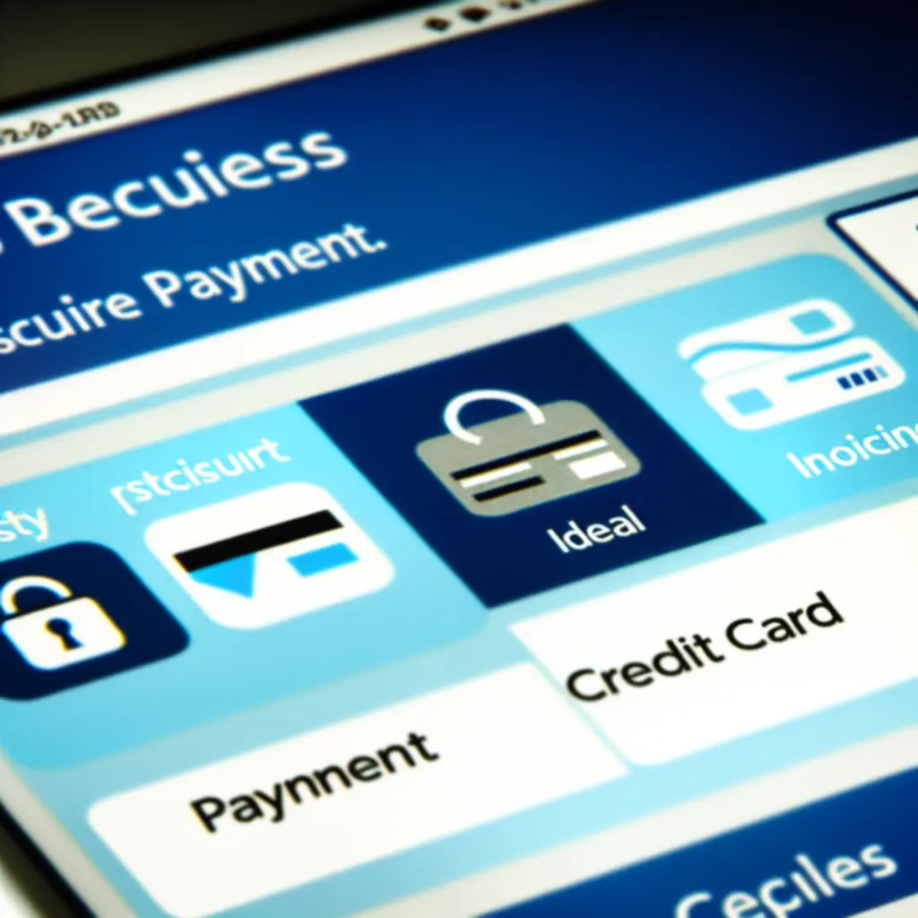Beveiligde online betaalomgeving voor zakelijke bestellingen