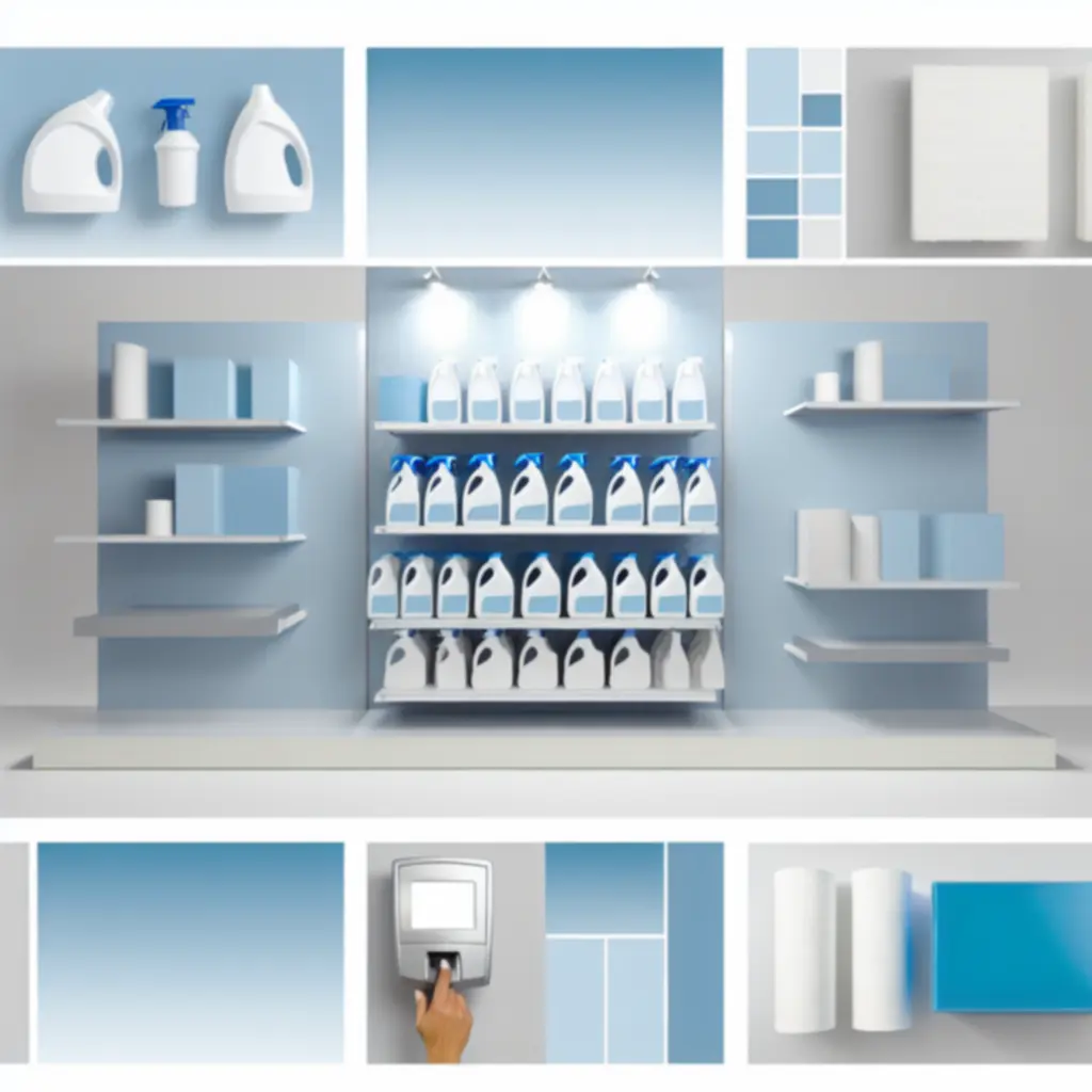 Overzicht van verschillende schoonmaakcategorieën in de Officecleaningsupply webshop